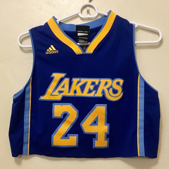 Lakers Kobe Bryant Cropped Jersey Lakers Kobe Bryant Cropped Jersey